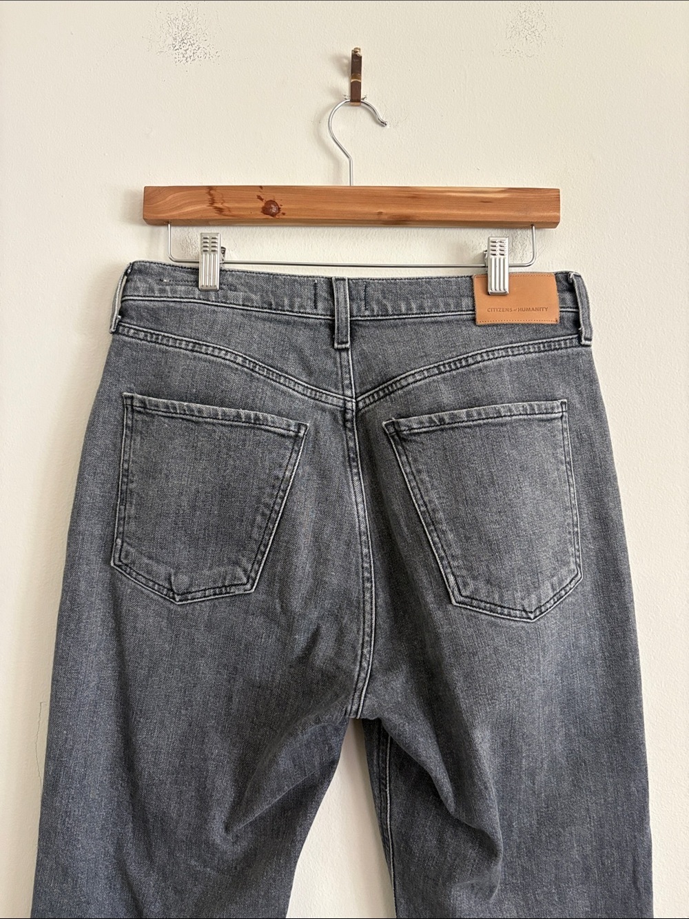Citizens of Humanity Daphne Crop Jeans Gray Stovepipe Silhouette Size 28 - Picture 13 of 13